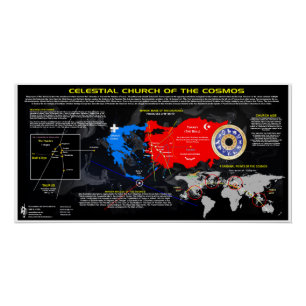Poster Église céleste des Cosmos