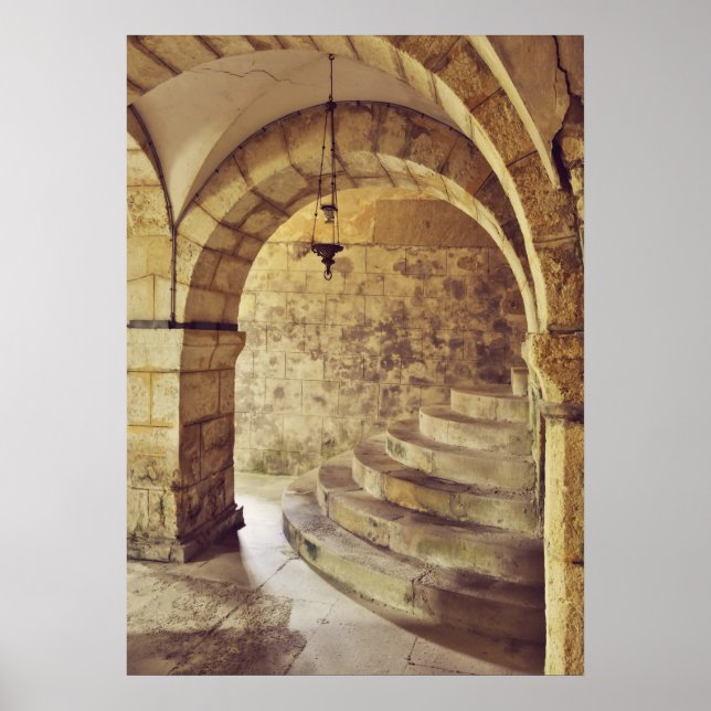 Poster Église gothique médiévale (Devant)