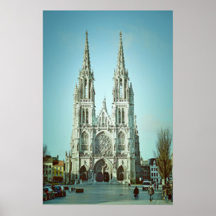 Poster Église Saint-Pierre-et-Paul à Ostende, Belgique