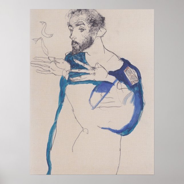 Poster 'Egon Schiele' (Devant)