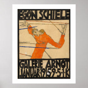 POSTER : EGON SCHIELE : 1914-1915