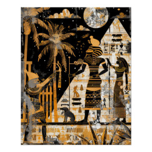 Poster Égypte Pharaon King