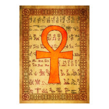 Poster égyptien - Ankh Cross