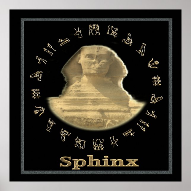 poster égyptien Sphinx (Devant)