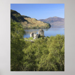 Poster Eilean Donan Castle, Écosse. La célèbre Eilean