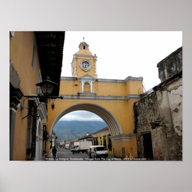 Poster El Arco, La Antigua, Guatemala (Devant)