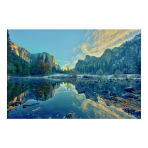 Poster EL Capitan et réflexion de trois frères