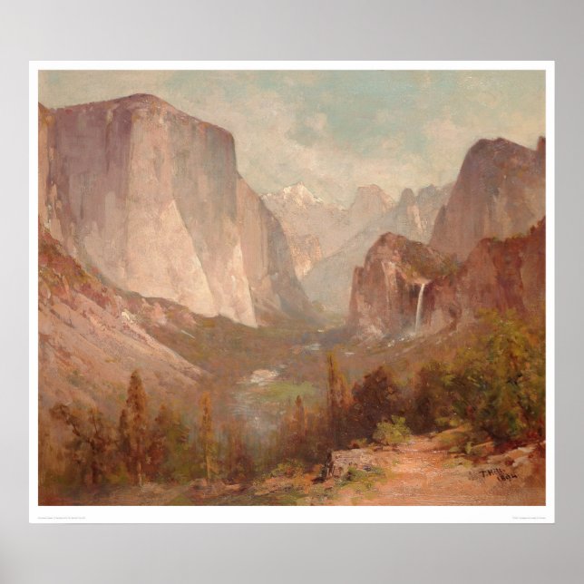 Poster El Capitan, Yosemite, Californie (0229A) (Devant)