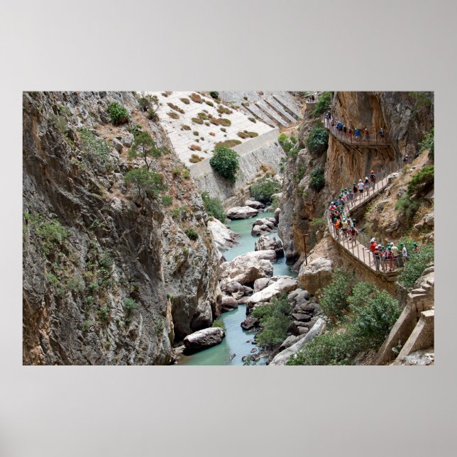 Poster El Chorro - El Caminito del Rey. Vue 1 (Devant)