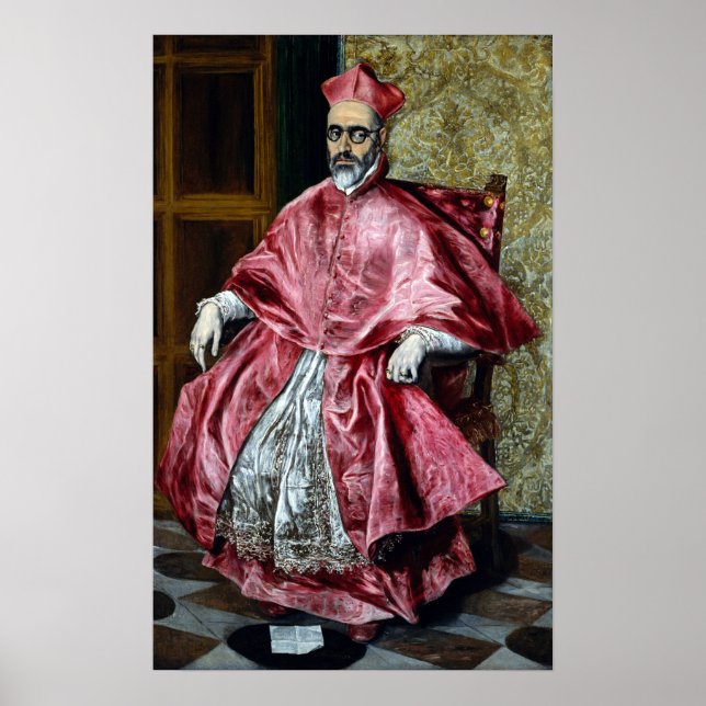 Poster El Greco Cardinal Fernando Niño de Guevara (Devant)