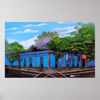 Poster EL Museo Azul