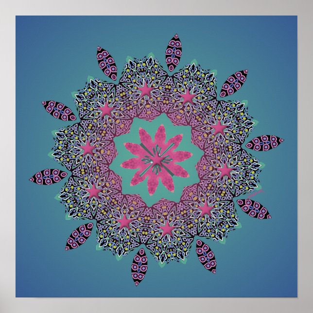 Poster El Paseo Dusk Print (Devant)