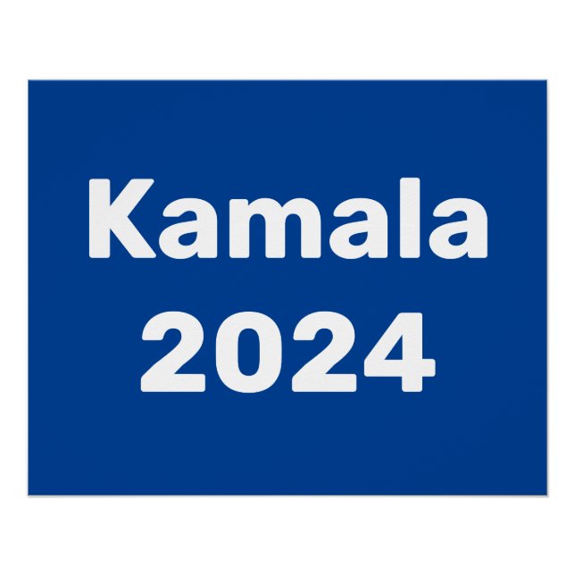 Poster Élection présidentielle de Kamala 2024 (Devant)