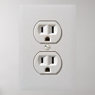 Poster Electrical Outlet Plug-in