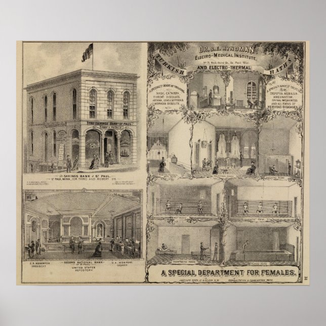 Poster Electro Médicale Institute à St. Paul, Minnesota (Devant)