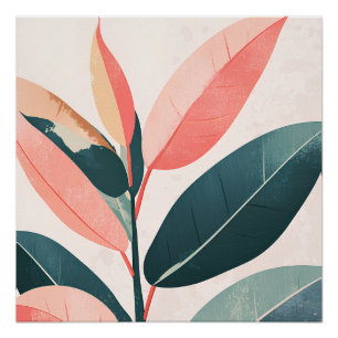 Poster Élégance Botanic