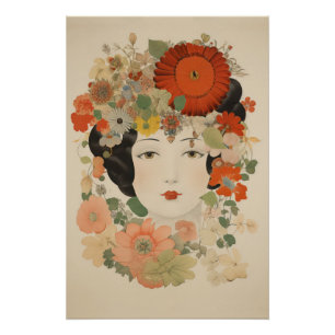Poster Élégance Florale