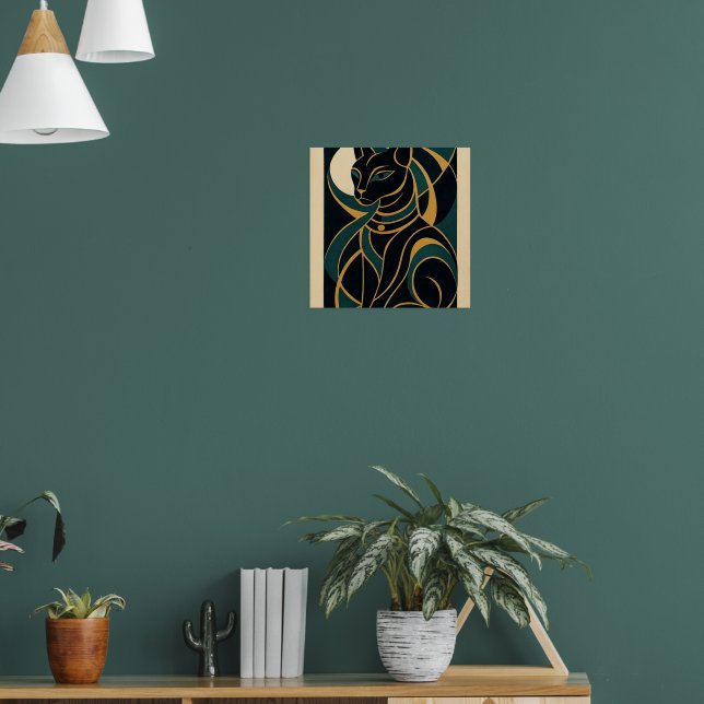 Poster Elegant Bastet | La déesse égyptienne des c (Salon 1)