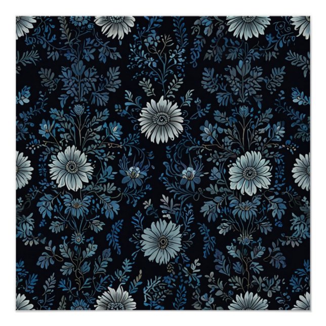 Poster Élégant Floral (Devant)