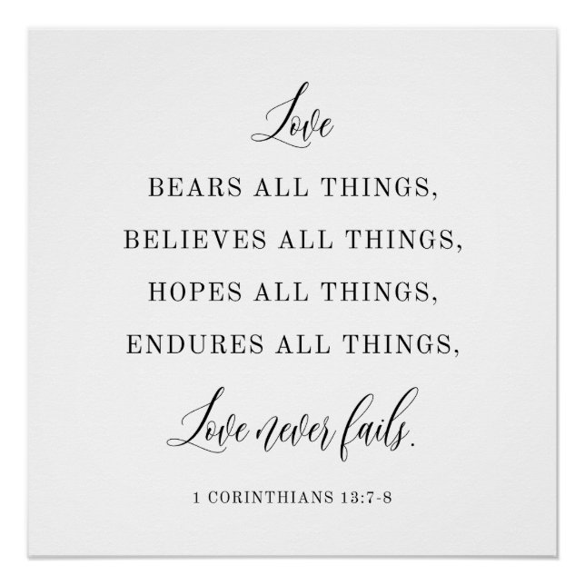 Poster Elegant Wedding Quote Backdrop Banner  (Devant)