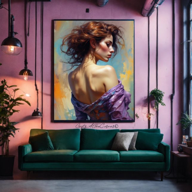 Poster Élégante Dame (Créateur téléchargé)