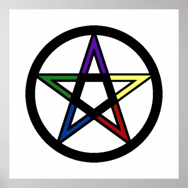 Poster Elemental Pentacle (Devant)