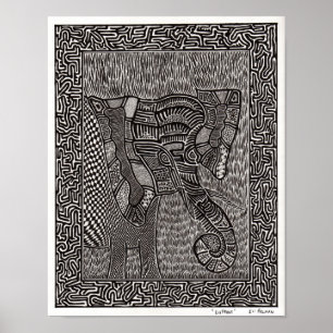 Poster éléphant