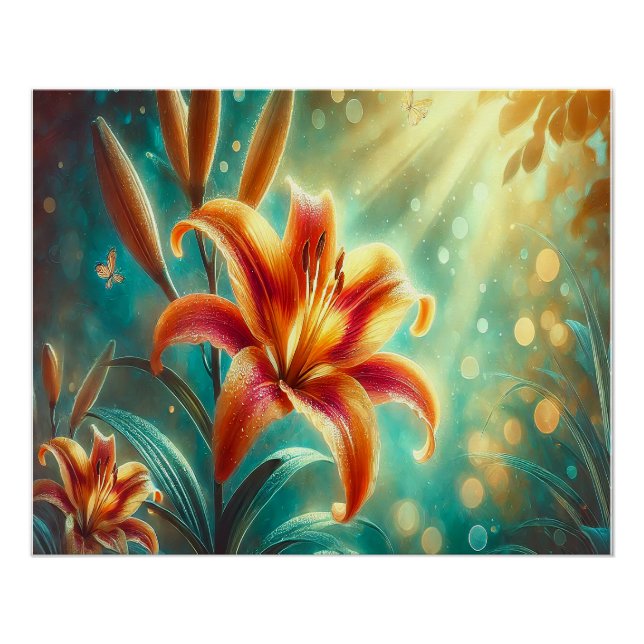 Poster 🌸 Elevez votre espace avec la floraison radiante! (Devant)