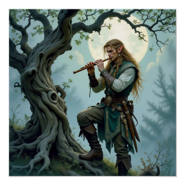Poster Elf Flute (Devant)
