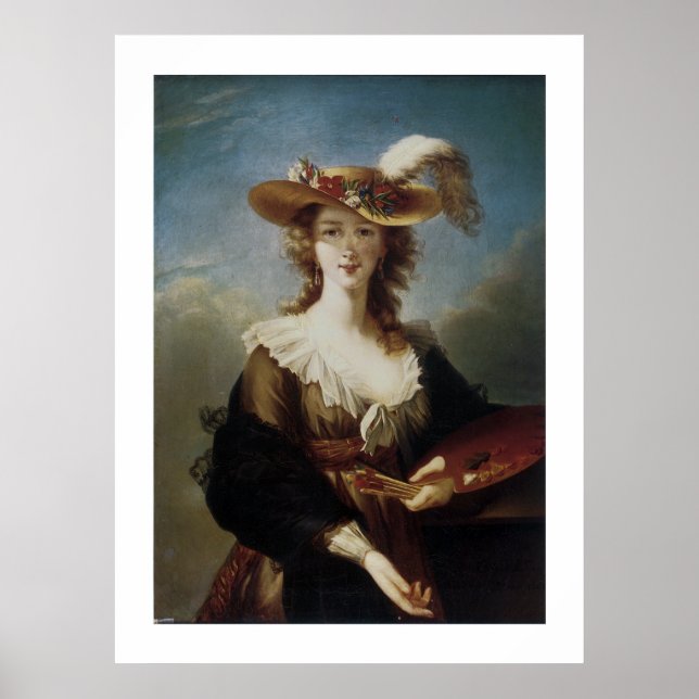 Poster Elisabeth Vigee-Lebrun Autoportrait (Devant)
