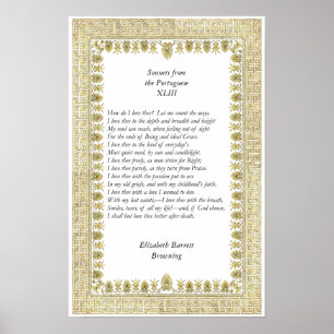 Poster Elizabeth Barrett Browning - 42
