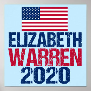 Poster Elizabeth Warren 2020