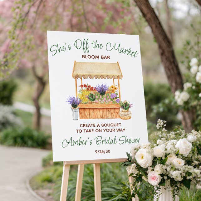 Poster Elle est hors du marché Faveur de bar Bloom (Créateur téléchargé)