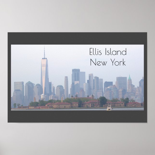 Poster Ellis Island New York (Devant)