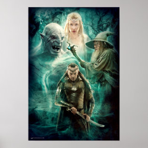 Poster ELROND™, Azog, Galadriel & Gandalf Graphic