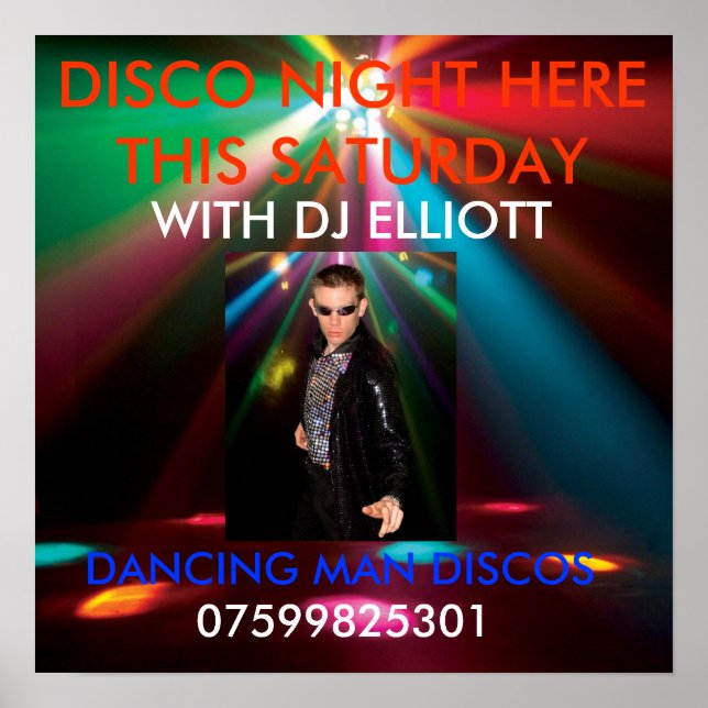 Poster EM_ADJ-EPSILON_FX, d man, DANCING MAN DISCOS, D... (Devant)