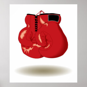 Poster Emblème Boxe cool