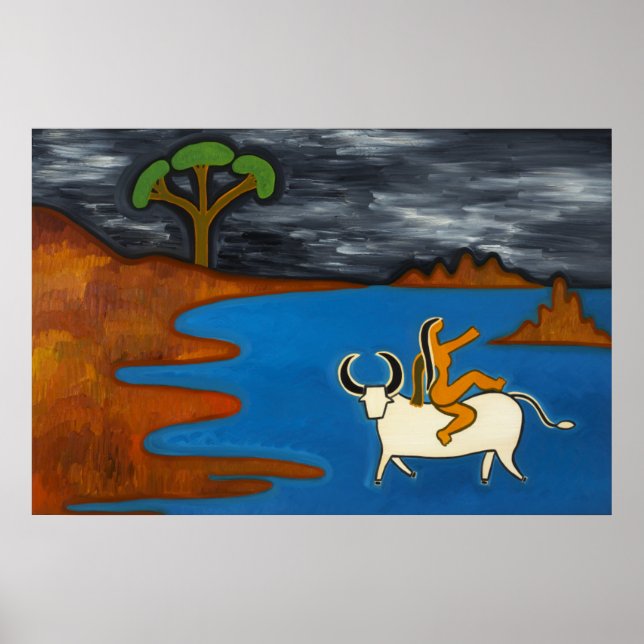 Poster Embracé par la nuit sombre (Devant)