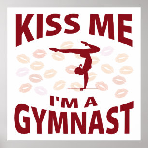 Poster Embrasse-moi Je suis une gymnaste