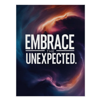 Poster Embrasser l'inattendu