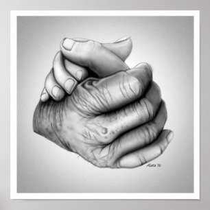Poster Embrasser par Aleta