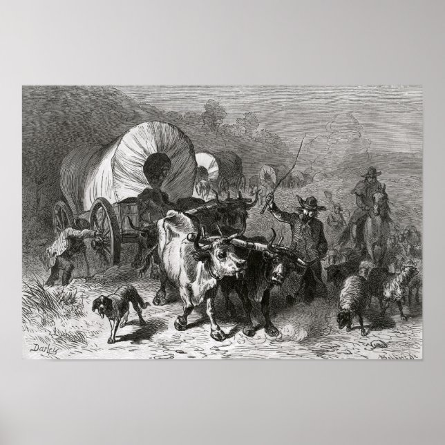 Poster Émigration vers le pays occidental (Devant)