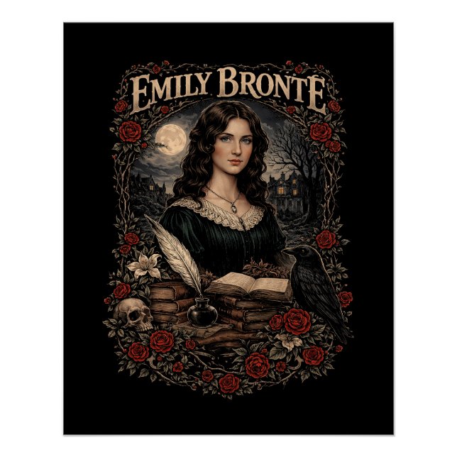 Poster Emily Brontë (Devant)