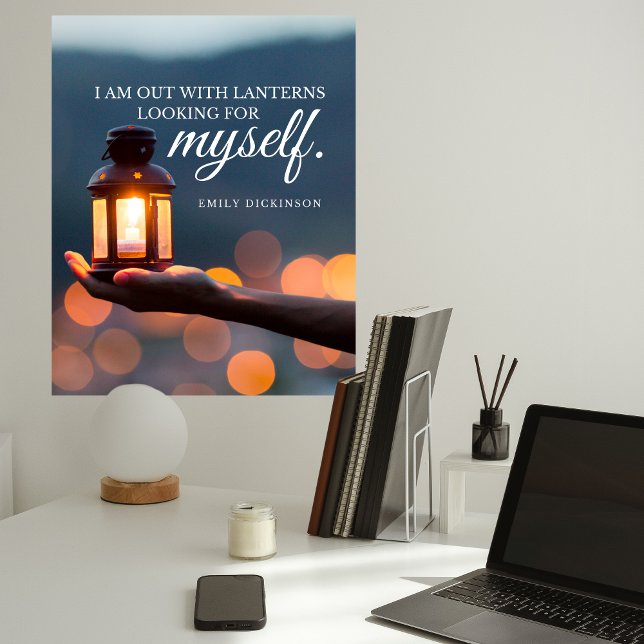 Poster Emily Dickinson Inspiration Citation Typographie (Créateur téléchargé)
