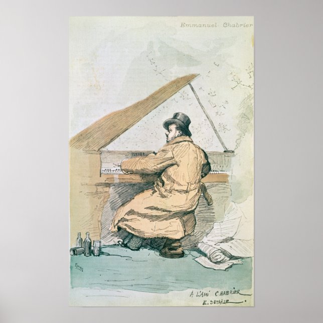 Poster Emmanuel Chabrier (Devant)