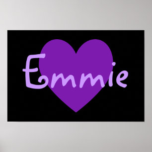 Poster Emmie in Purple