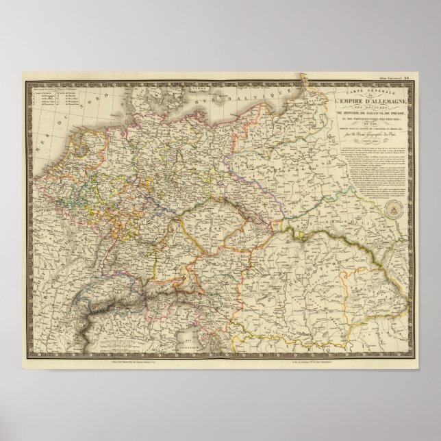 Poster Empire allemand, Hongrie, Galice (Devant)