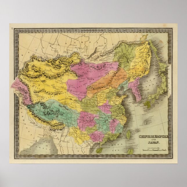 Poster Empire Chinois Et Japon (Devant)