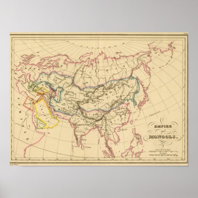 Poster Empire des Mongols (Devant)