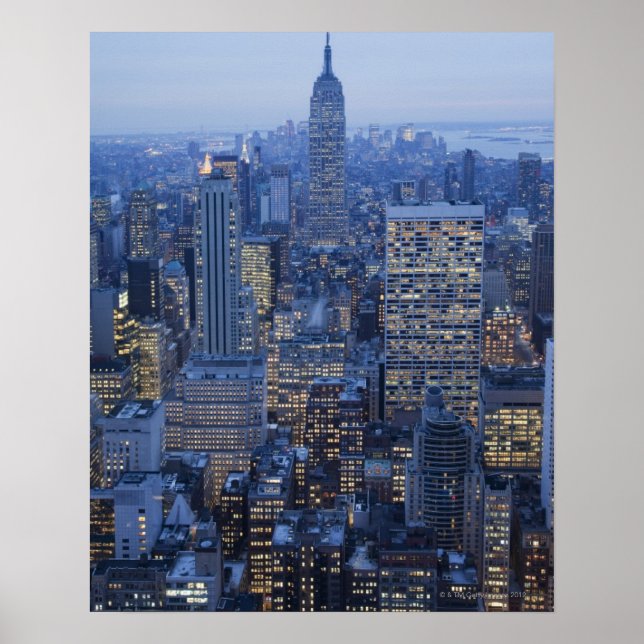 Poster Empire State Building (Devant)